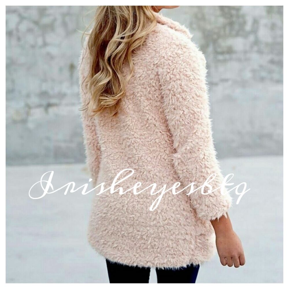 Daphne shaggy faux fur coat - Picture 4 of 7